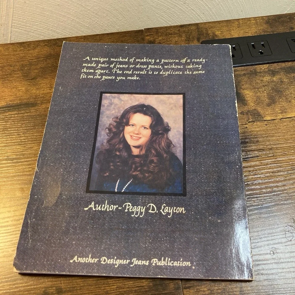 Slip‎ Fit Method Of Pattern Making By Peggy Layton 1983 for Jeans / Dress Pants